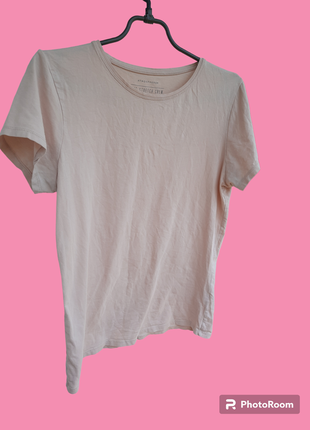 Класна нюдова футболка тілесного кольру нюдове поло майка топ2 фото