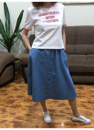 Классная юбка из коттона.