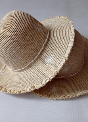 C&a. соломенная шляпа для девочек 4-7 лет.10 фото