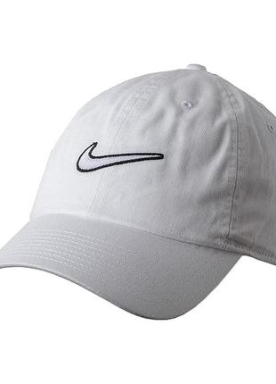 Бейсболка nike u nk h86 cap essential swsh білий one size (943091-100)