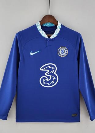 Спортивна футбольна кофта лонгслів футболка chelsea nike форма челсі найк