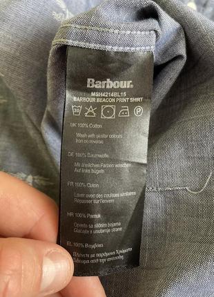 Мужская рубашка barbour beacon print7 фото