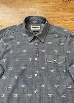 Мужская рубашка barbour beacon print4 фото