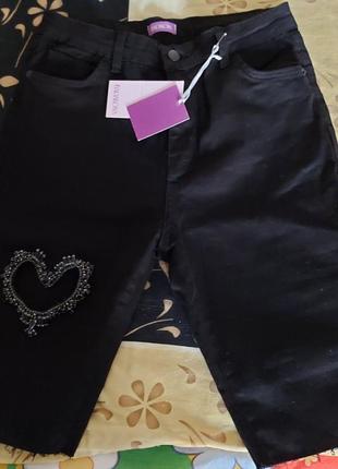 Хит сезона, джинсовые бриджи,шорты, турция.