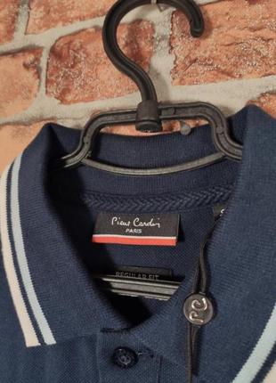 Polo pierre cardin size m плечі 45, рукав 22, груди 53, довжина-75 стан нова річ дивіться всі мої публікації2 фото