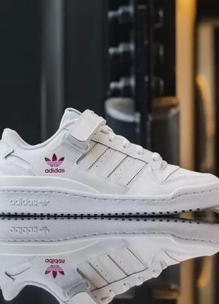 Adidas forum white/pink