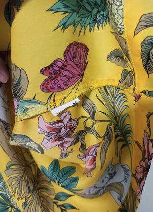 Топ сорочка блуза футболка тропічний принт коали4 фото
