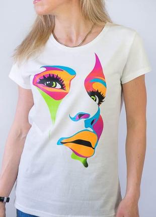Женская футболка, жіноча футболка з принтом3 фото
