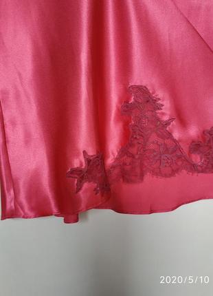 Модний з мереживом комплект із сорочки та пеньюару розмір s coemi - коемі6 фото