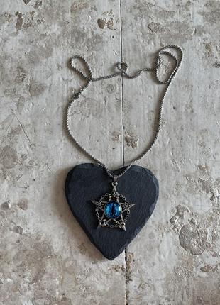 Модное ожерелье с подвеской "Коко дьявола" с оккультными символами в стиле ретро2 фото