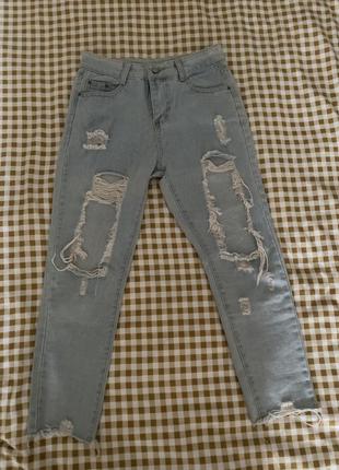 Укорочені джинси2 фото