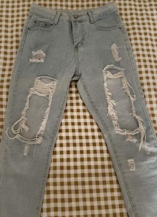 Укорочені джинси4 фото