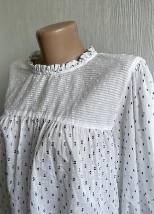 Шикарная блуза с объемным рукавом7 фото