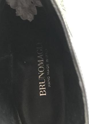 Ботильоны кожаные демисезонные дорогой бренд bruno magli размер 392 фото