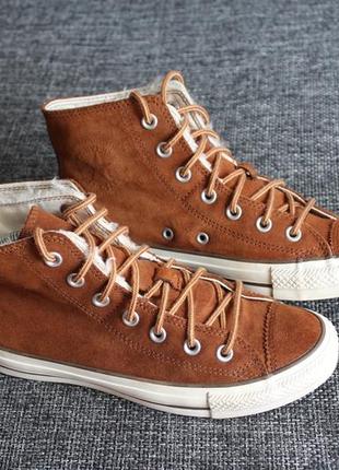 Кеды замшевые converse chuck taylor all star two fold hi оригинал1 фото