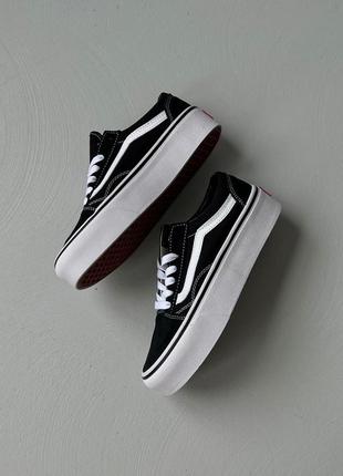 Оригинальное жэнкие кеды vans old school черные женские кроссовки vans old school оригинал3 фото