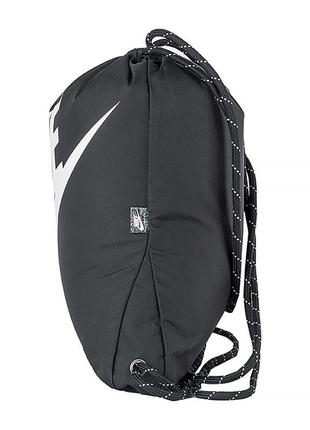 Рюкзак-сумка nike nk heritage drawstring чорний one size (dc4245-010)3 фото