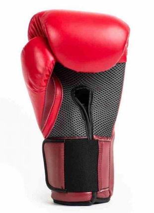 Боксерские перчатки everlast elite training gloves красный огонь 14 унций (870284-70-4)4 фото