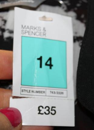 Нова шифонова блузка, 14 розмір від marks&spencer, англія2 фото