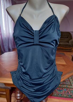 Слитный купальник черного цвета, размер 54 - 56 укр., чашка с - d (3 - 4 размер)