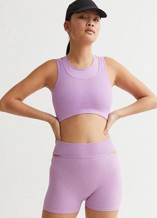 Шорти в рубчик h&m