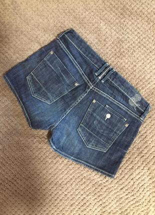 Катоткие джинсовые шорты h&amp;m2 фото