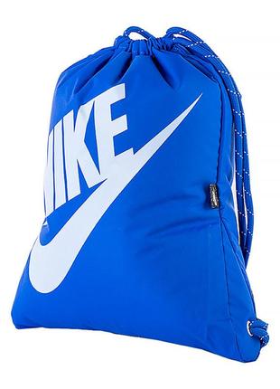 Рюкзак-сумка nike nk heritage drawstring синий one size (dc4245-405)1 фото