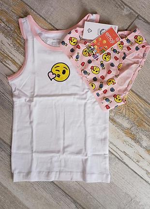 Комплект (майка + труси) emoji