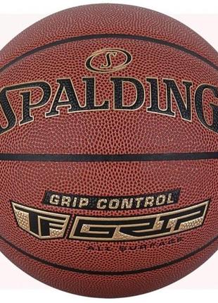 М'яч баскетбольний spalding grip control жовтогарячий розмір 7 76875z