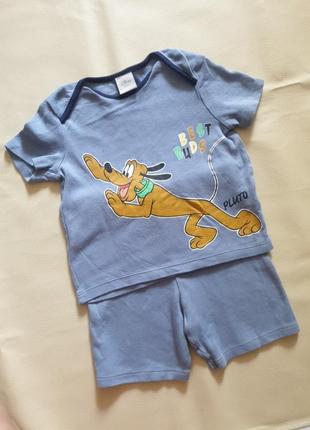 Костюм с шортами disney baby, next, zara, h&m, primark, matalan, mayoral