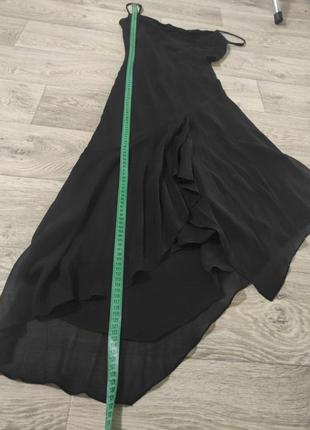 Асимметричное шелковое платье в бельевом стиле платье из шелка karen millen8 фото