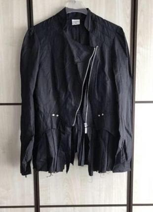Пиджак жакет черный1 фото