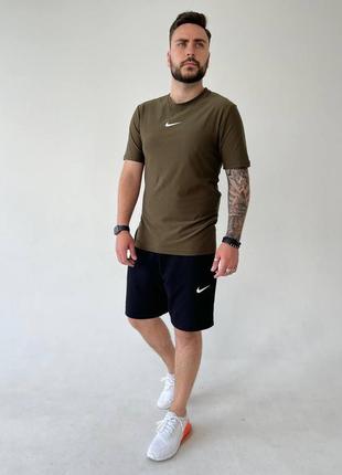 Спортивный летний костюм nike мужской,спортивный костюм на лето,комплект двойка футболка шорты