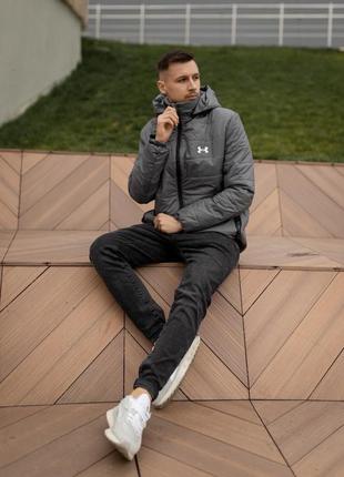Куртка cs-u under armour весна/осень серая