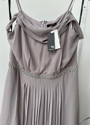 Святкова сукня красивого попелястого кольору tfnk london4 фото