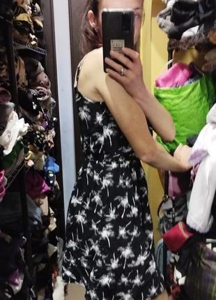 ✨ легенький сарафан сукня ✨принт пальми✨ оформление безопасной оплаты6 фото
