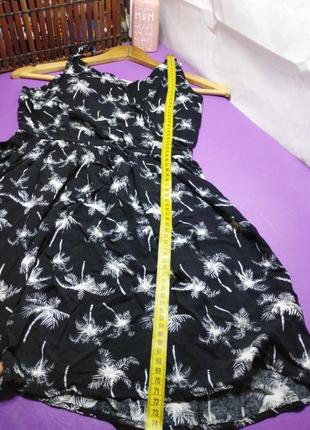 ✨ легенький сарафан сукня ✨принт пальми✨ оформление безопасной оплаты3 фото