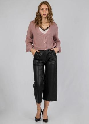 Кюлоты из экокожи bebe plus