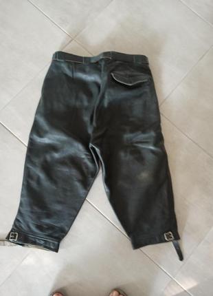 Мото шорти, кожаные шорти