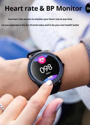 Мужские смарт часы smart watch s10rro, черный6 фото