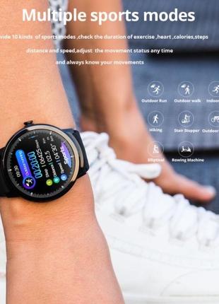 Чоловічий смарт годинник smart watch s10рro, чорний8 фото