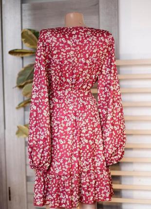 Платье shein приталено с пояском, легкое, размер l/m, состояние идеальное.2 фото