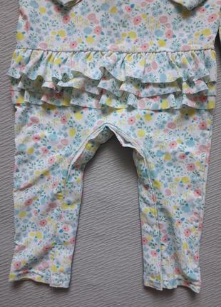 Мегаклассный солнцезащитный купательный костюм в цветочный принт на 12-18 месяцев на...