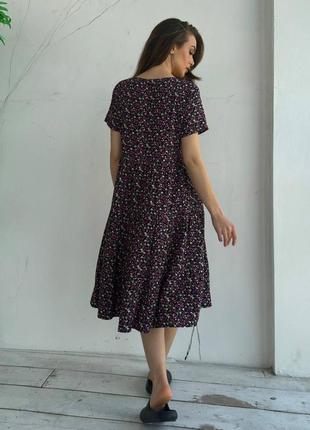 Платье летнее из штапельной ткани4 фото