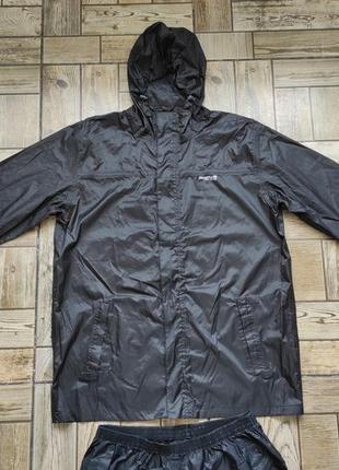 Водонепроницаемый мембранный костюм дождевик куртка + штаны regatta isolite2 фото
