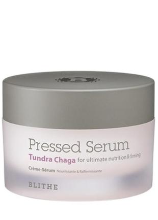 Спрессованная увлажняющая сыворотка blithe pressed serum tundra chaga 20 мл