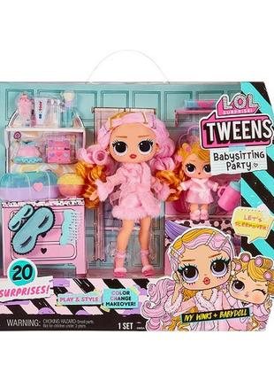 Ігровий набір з ляльками l.o.l. surprise! серії "tweens&tots" - айві та крихітка (з аксесуарами)