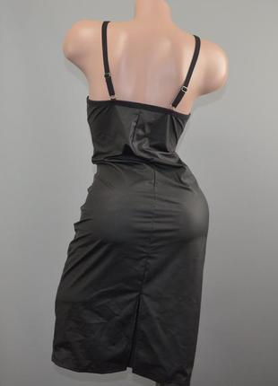 Еротична суня під шкіру зі шнурівкою obsessive rebella dress (l-xl)5 фото