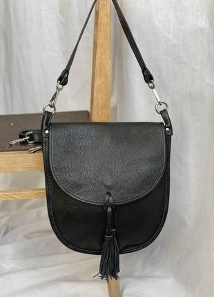 Жіноча сумка шопер на плече італійська з натуральної шкіри borse in pelle.
