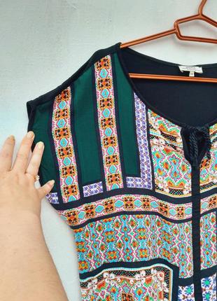 Блуза летняя натуральная с кружевом батал от papaya3 фото